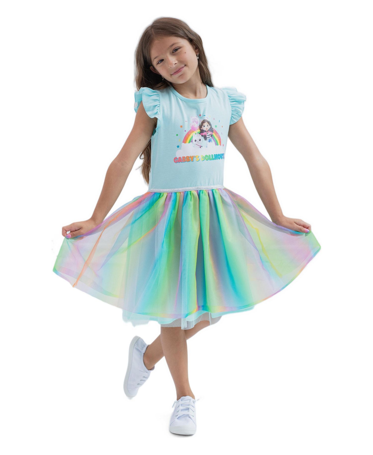 Little Girls (6- 12) Sleeveless Tutu Dress