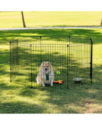 USA 30" Exercise 8 Panel Wire Metal Pet Playpen for Dog