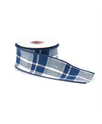 Set of 2 Wired Cotton Ribbons – Perfect for Crafting and Decorating