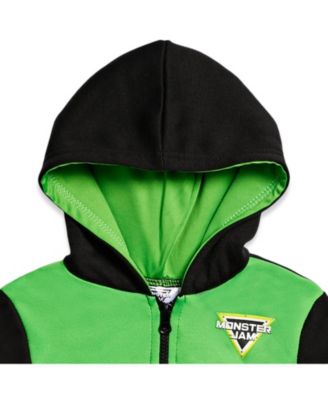 Boys Grave Digger Half Zip Hoodie