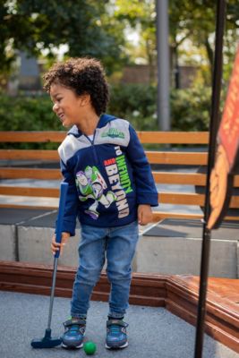 Baby Boys Fleece Half Zip Hoodie