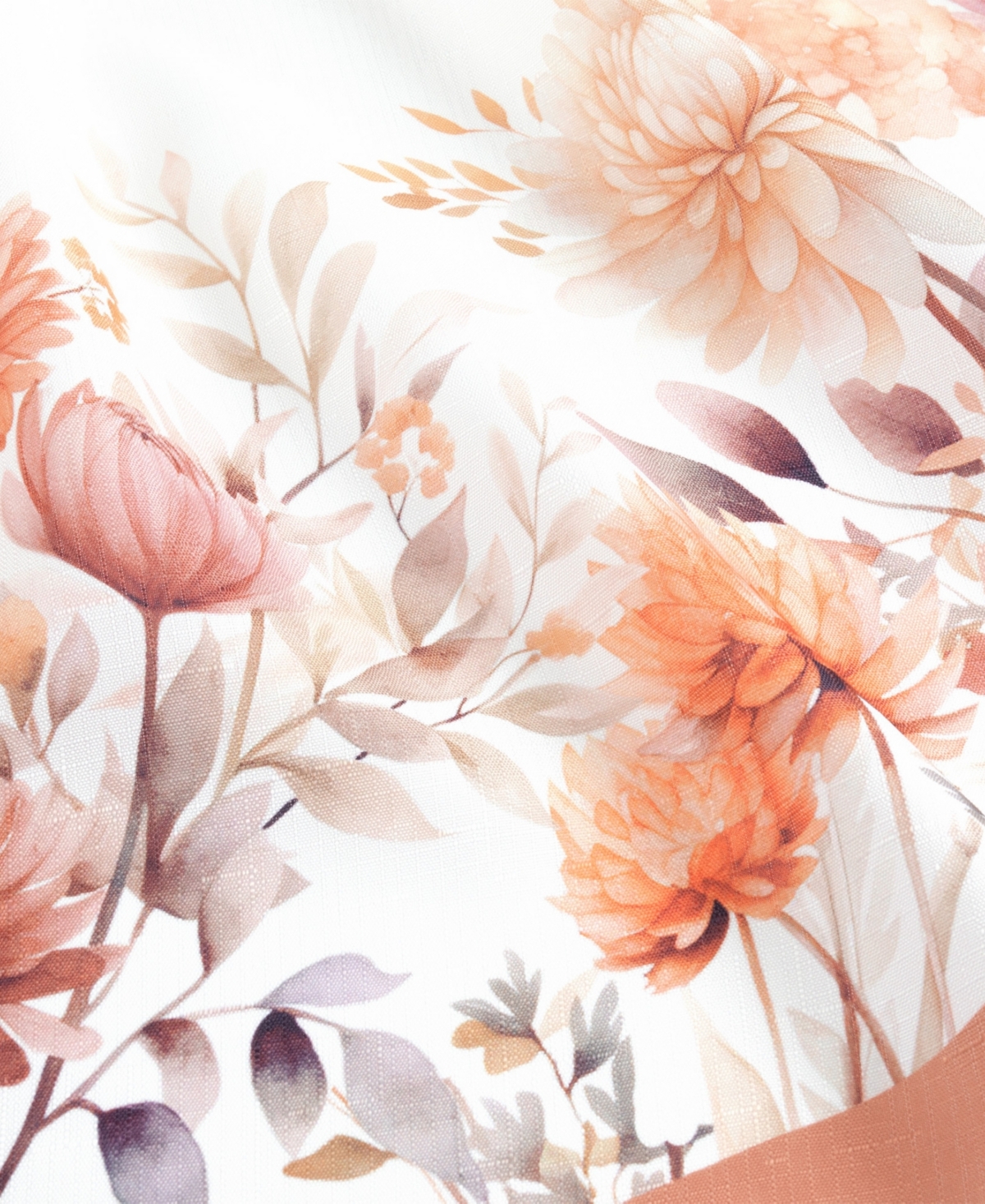 Elrene Autumn Blooms Oval Tablecloth, 60" X 84" Oval In Multi