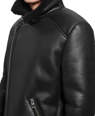 Men's Toni Asymmetrical Faux Leather Jacket