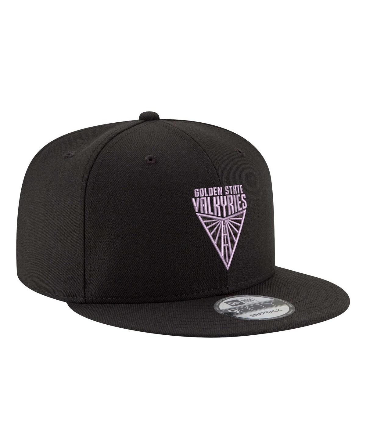 New Era Men's And Women's Eclipse Black Golden State Valkyries Logo 9fifty Snapback Hat In Eclipse Black