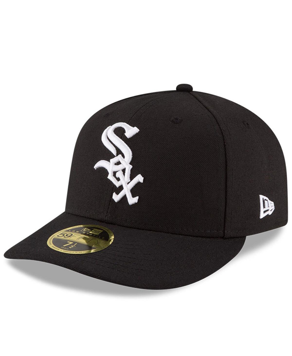 New Era Men'sChicago White Sox National Baseball Hall of Fame Low Profile 59FIFTY Fitted Hat - Black
