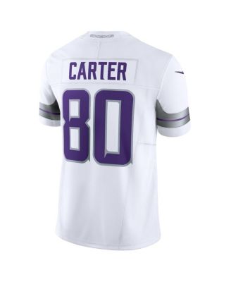 Men's Cris Carter White Minnesota Vikings Alternate Vapor F.U.S.E. Retired Player Limited Jersey