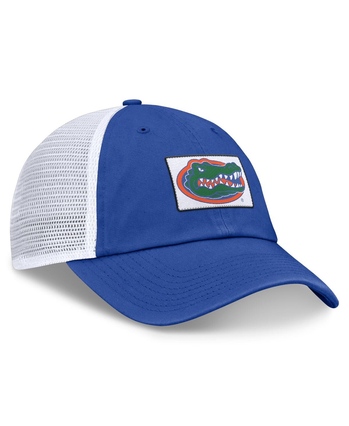 Jordan Men's Royal/white Florida Gators Primetime Club Trucker Adjustable Hat In Royal,white