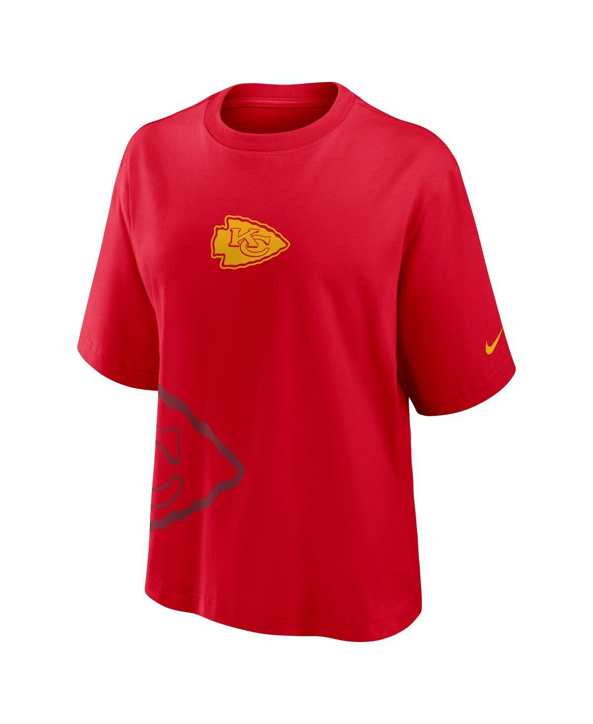 Nike Women'sKansas City Chiefs Boxy T-Shirt - Red