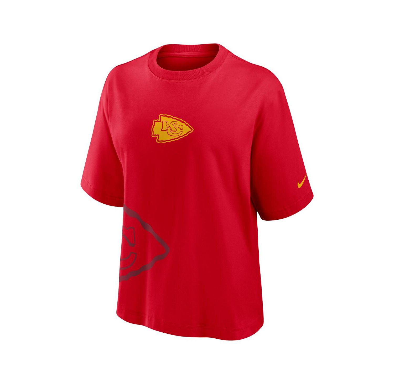 Women's Red Kansas City Chiefs Boxy T-Shirt