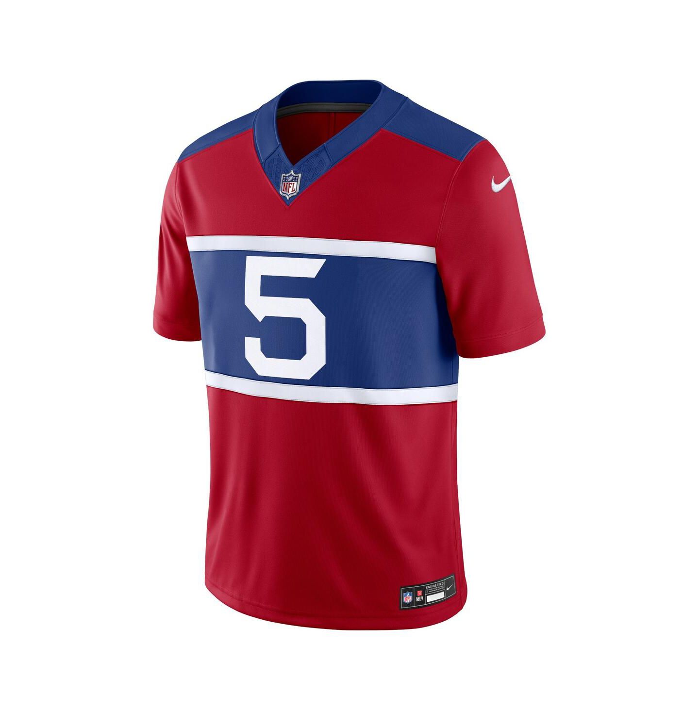 Мужской топ Nike Kayvon Thibodeaux Century Red New York Giants Alternate Vapor F.U.S.E. Limited Jersey — фото 2