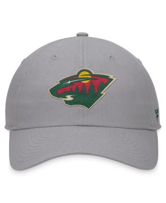 Men's Gray Minnesota Wild Extra Time Adjustable Hat