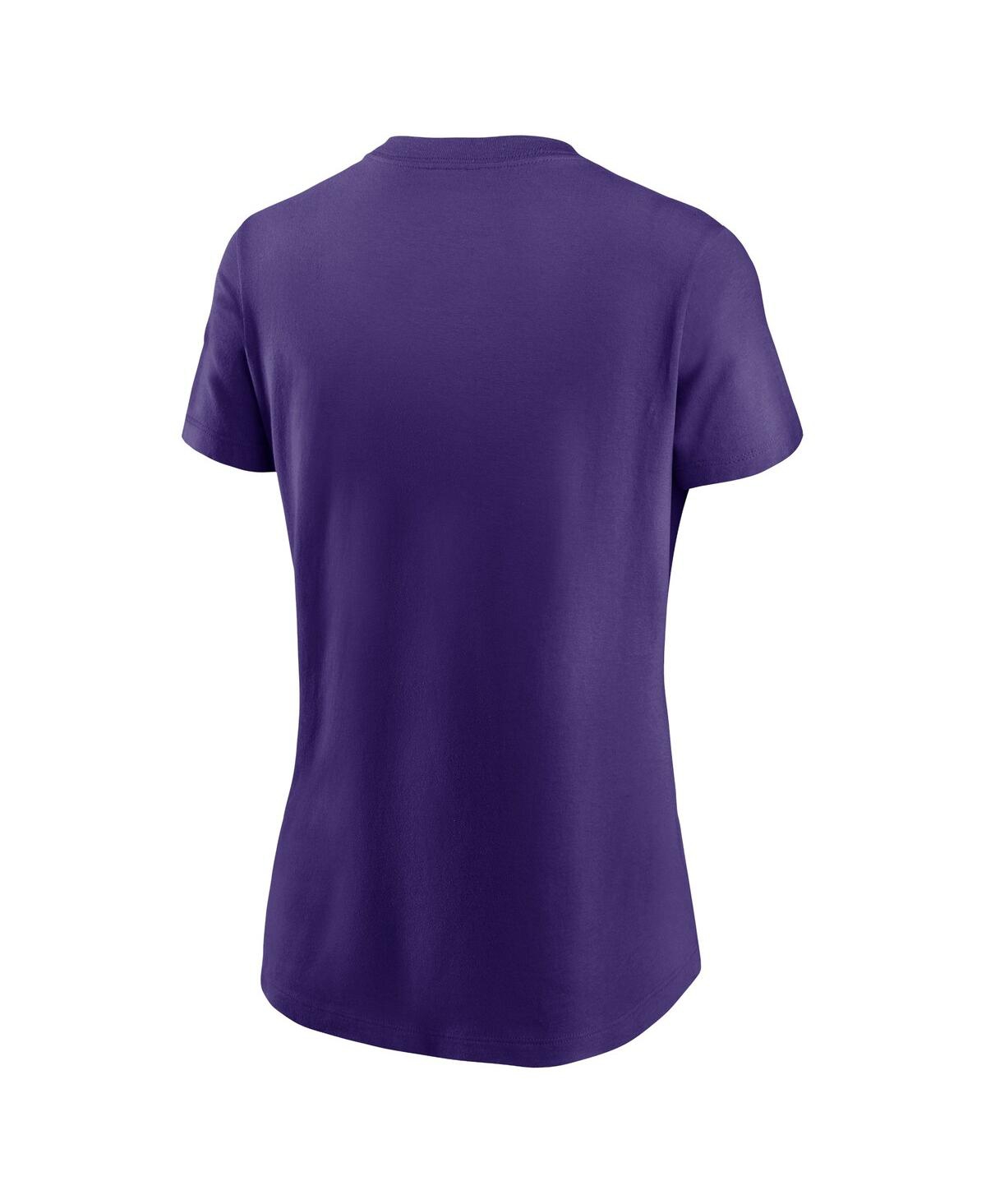 Nike Women's Purple Minnesota Vikings Primary Logo T-shirt In Purple