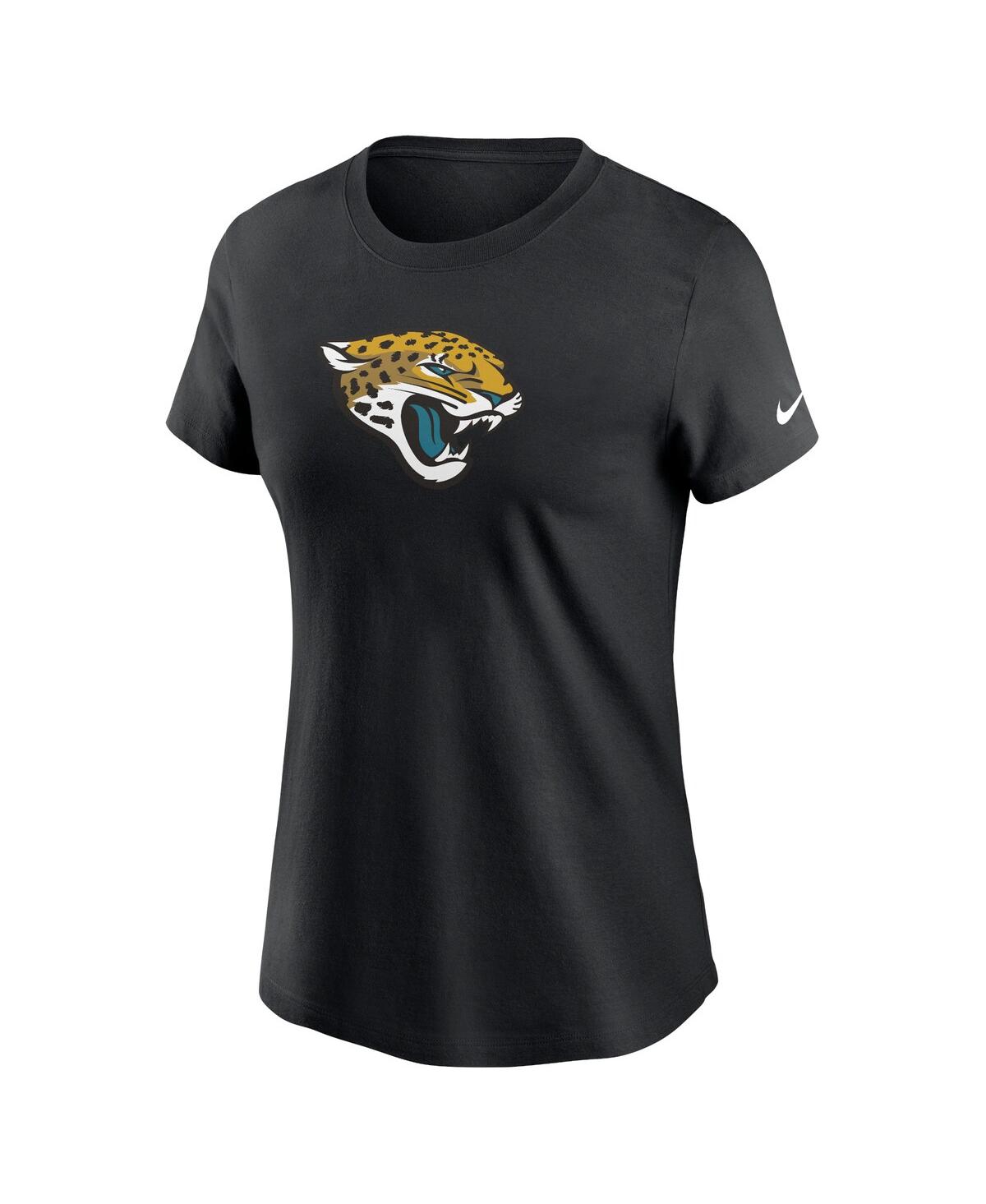 Nike Women's Black Jacksonville Jaguars Primary Logo T-shirt In Black