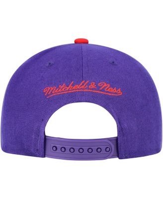Big Boys and Girls Purple/Red Toronto Raptors Two-Tone Snapback Hat