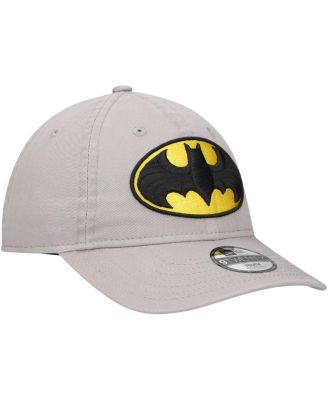Big Boys and Girls Gray Batman 9TWENTY Adjustable Hat