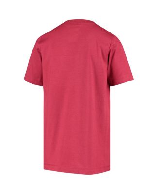 Big Boys and Girls Crimson Harvard Crimson Logo T-Shirt