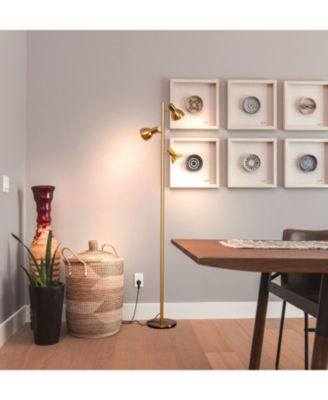 Ethan 65.5" LED Tree Floor Lamp with Adjustable Rotating Heads