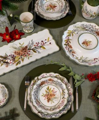 Winters Forest 2-Pc. Melamine Appetizer Set