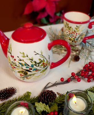 Christmas Gatherings Mugs, Set of 4