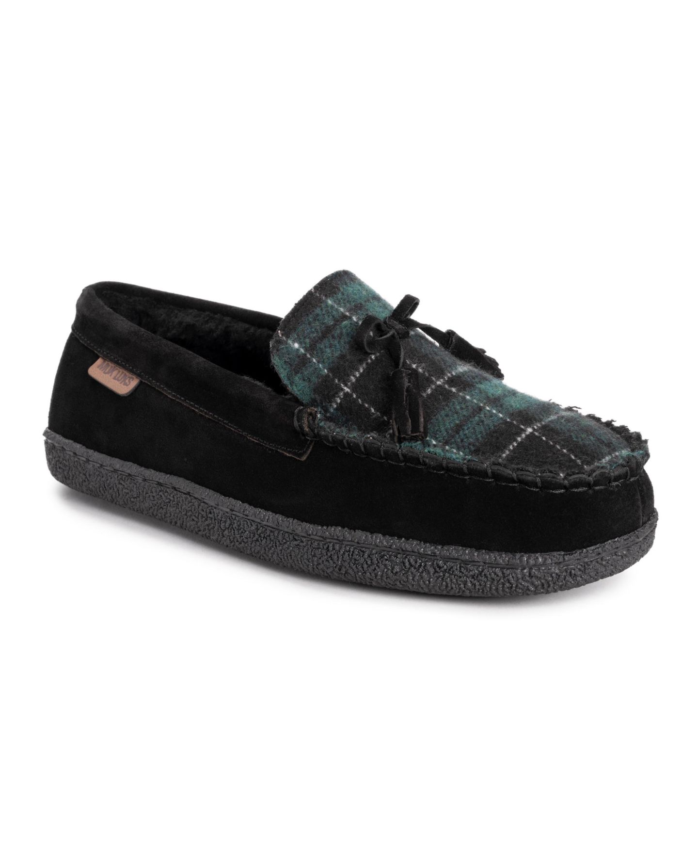 Мужские тапочки MUK LUKS Talan Slipper, цвет: Чёрный — фото 1