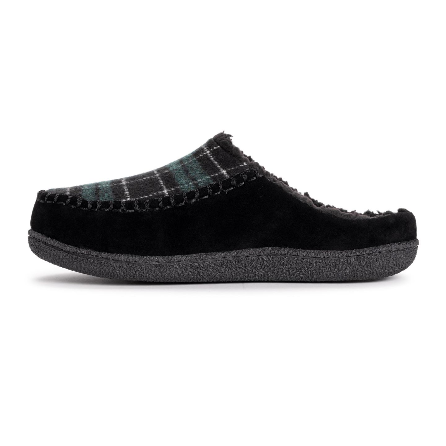 Мужские сабо MUK LUKS Stoughton Clog Slipper, цвет: Эбеновый — фото 2