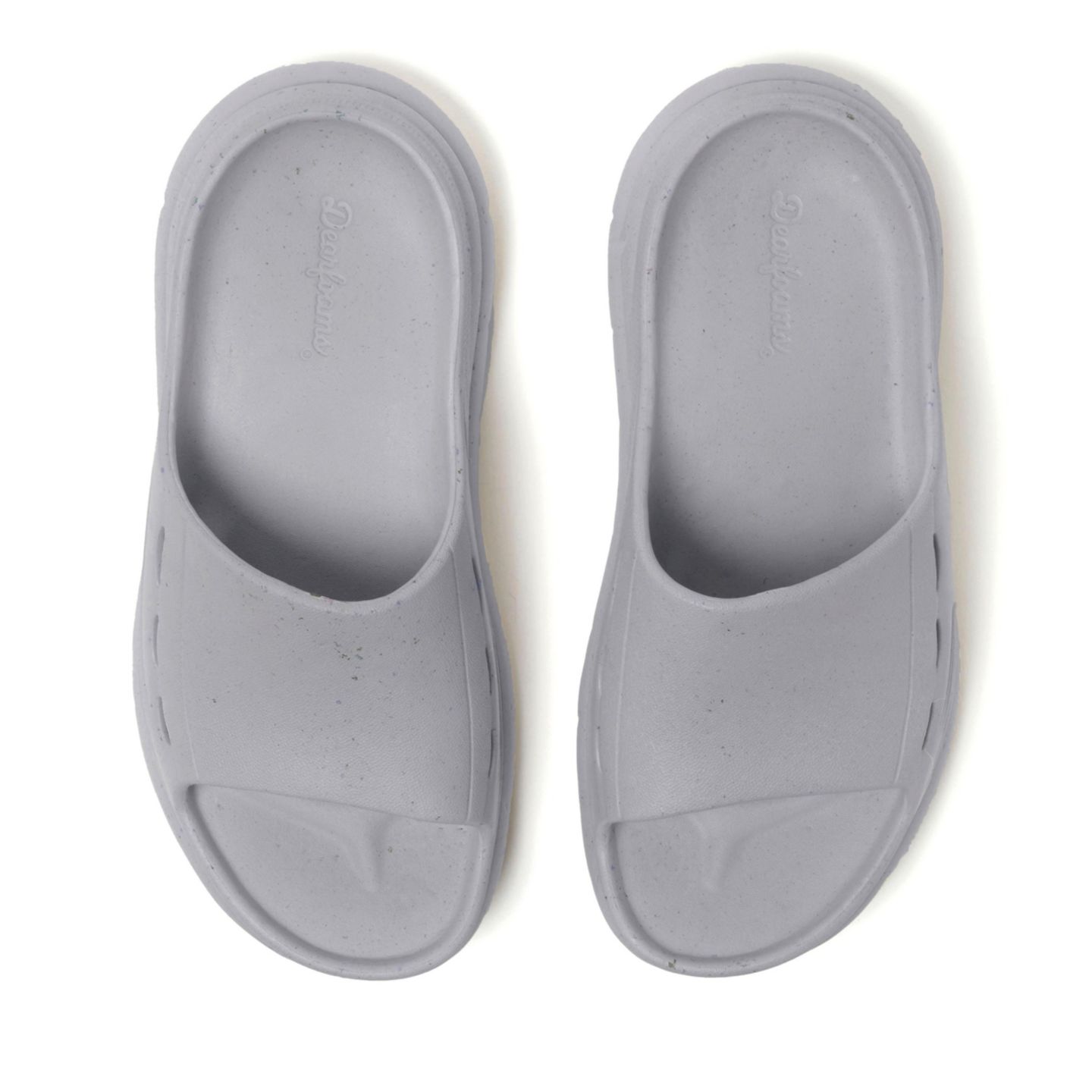 Мужские сандалии Dearfoams Powell ReGrind EVA Pillow Slide Sandal, цвет: Sleet — фото 4