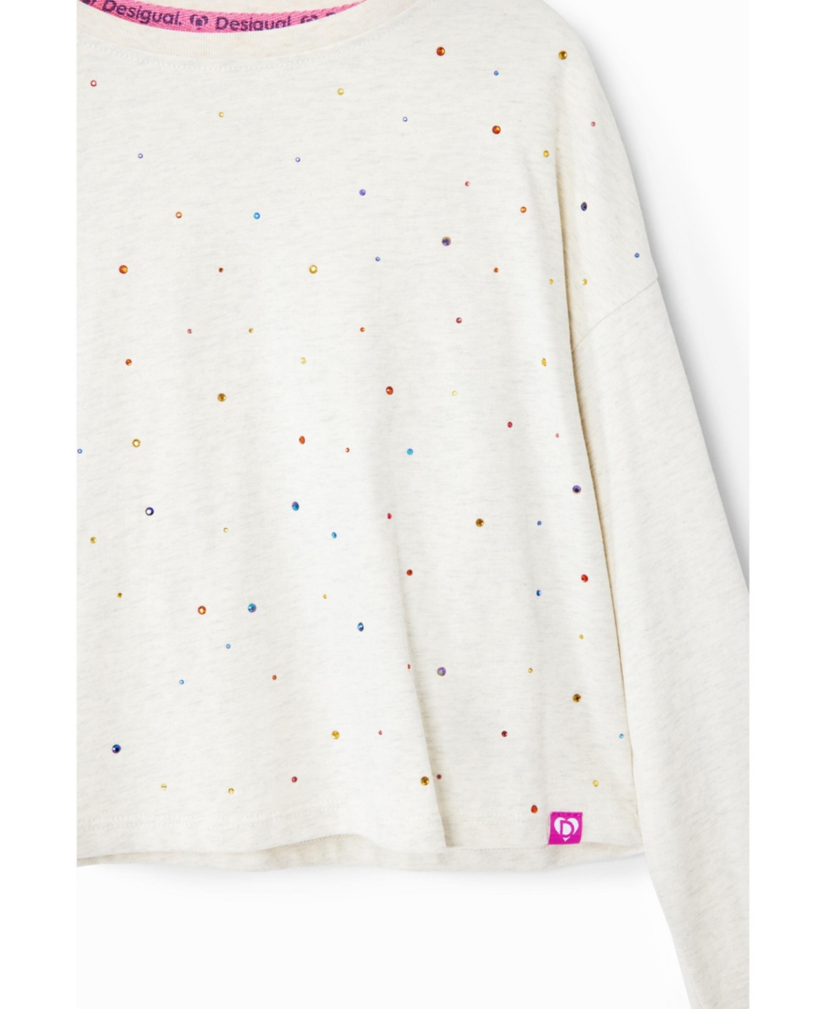 Desigual Girls Girls's Long-sleeve polka dot T-shirt