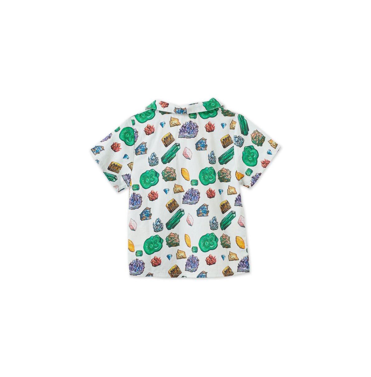 Vild House of Little Baby Vild Lab No.12 - Earth Rocks!, Organic Cotton Woven Collared Shirt