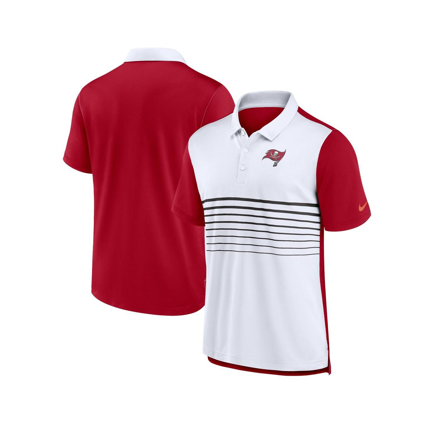Men's Red/White Tampa Bay Buccaneers Fashion Performance Polo