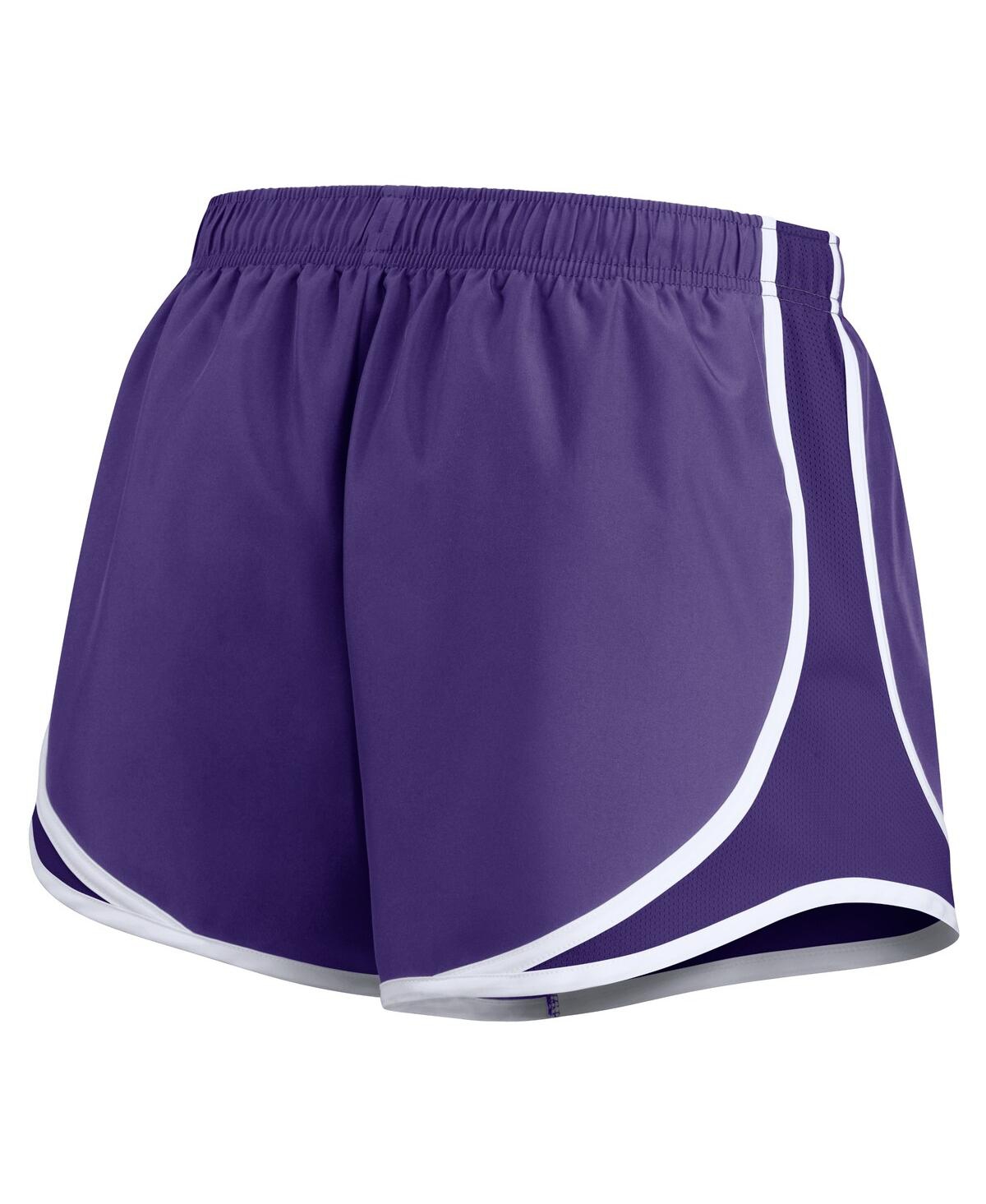 Nike Women'sLsu Tigers Primetime Tempo Performance Shorts - Purple
