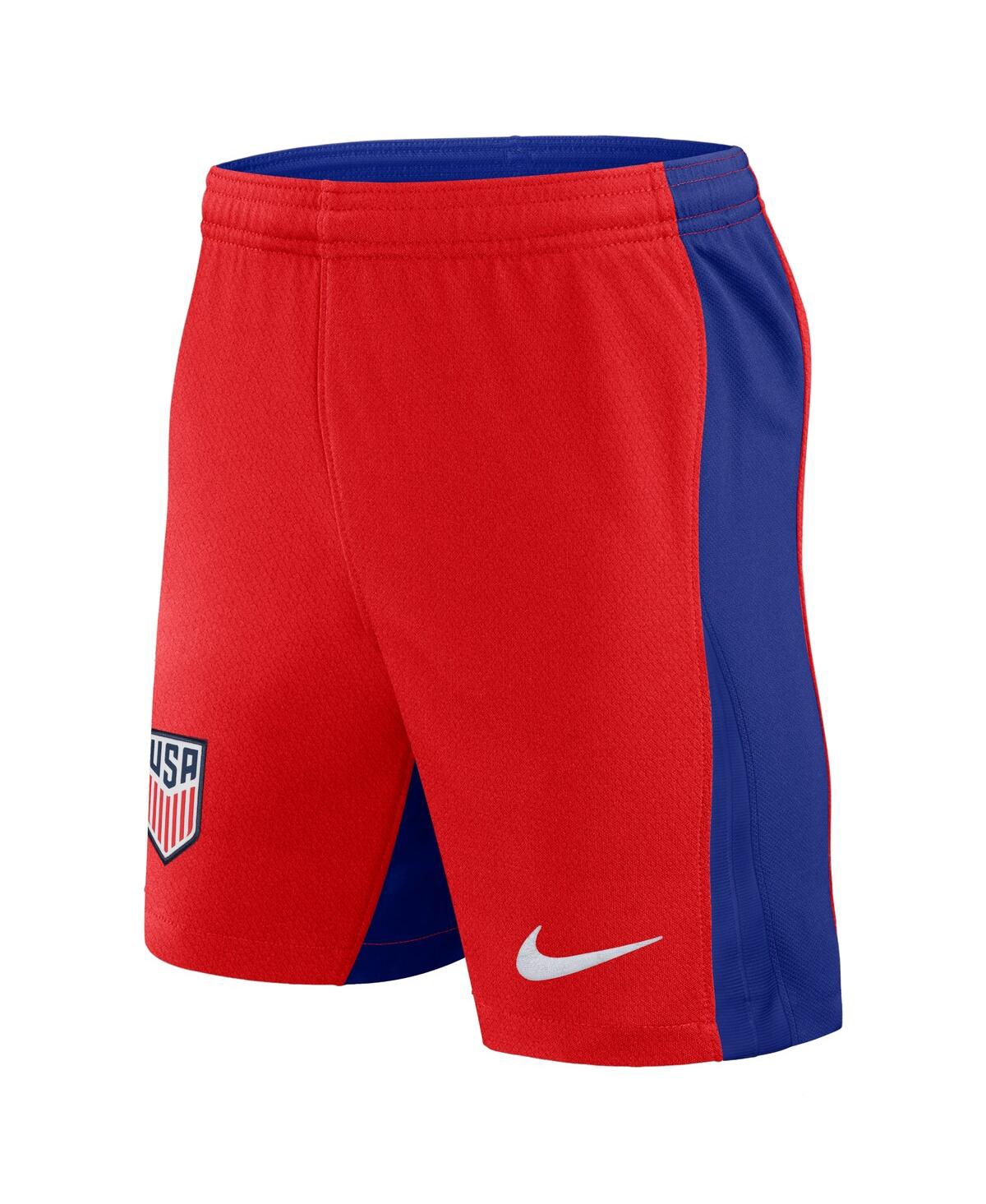 Nike Big Boys And Girls Red Usmnt 2024 Away Stadium Shorts In Red