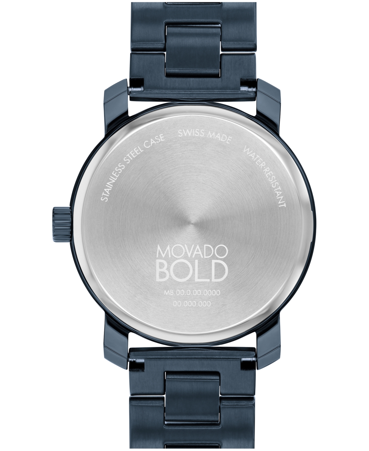 Movado Men's Bold Access Swiss Quartz Ionic Plated Blue Steel Watch 41mm In Blue