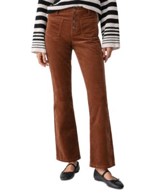 SANCTUARY Womens Stretch Corduroy Cropped Pants