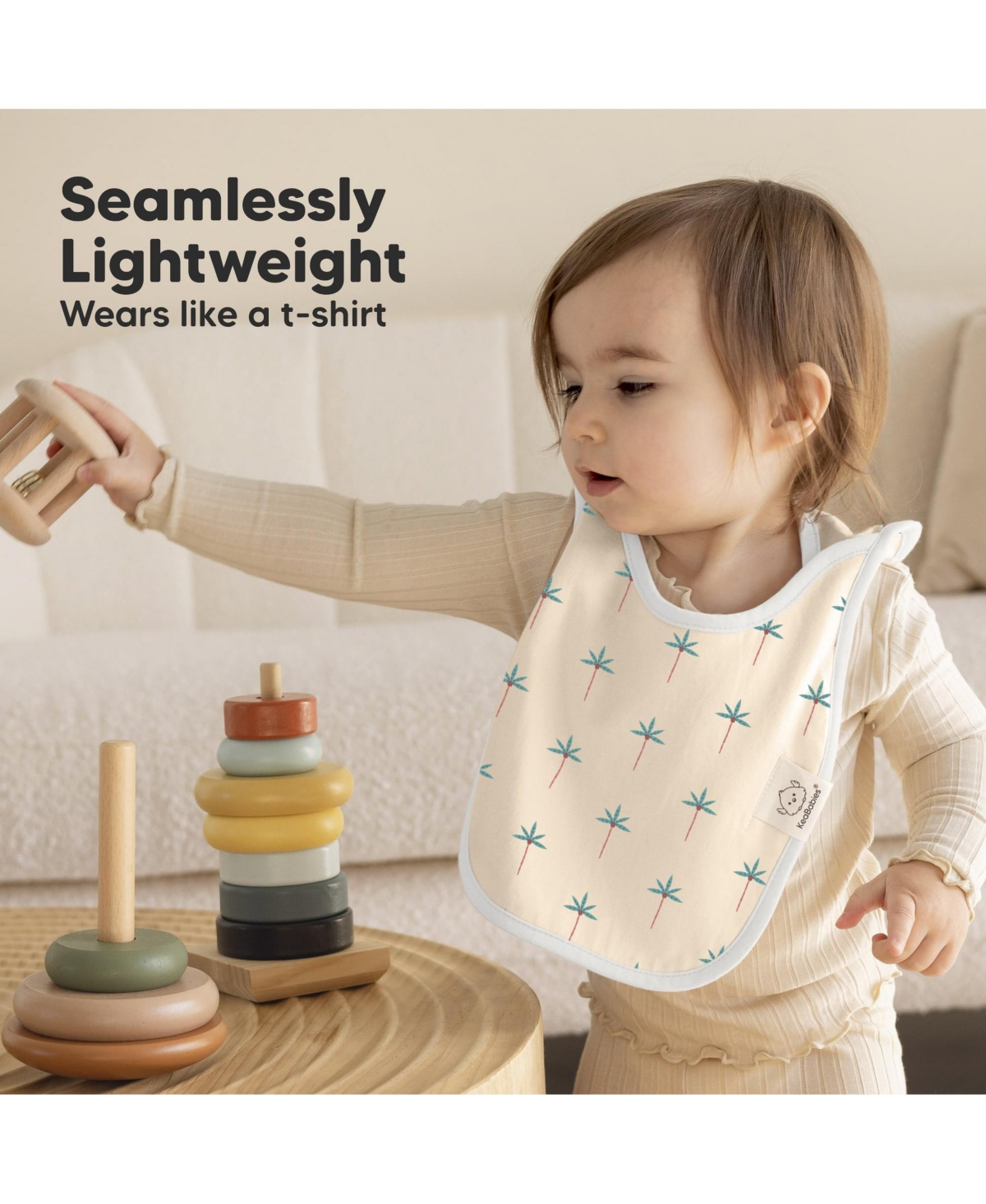 KeaBabies Baby Boys 8-Pack Bibs for Boys, Girls, Pull-on Bibs Drool Bibs Bib Unisex