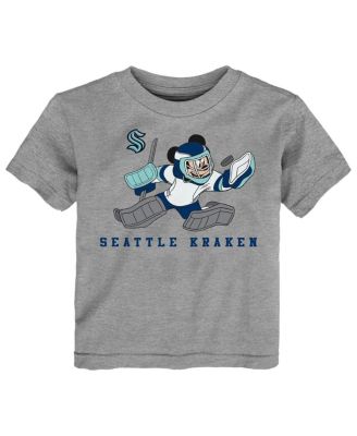 Toddler Deep Sea Blue/Heather Gray Seattle Kraken Two-Pack Disney Offense Only T-Shirt Set