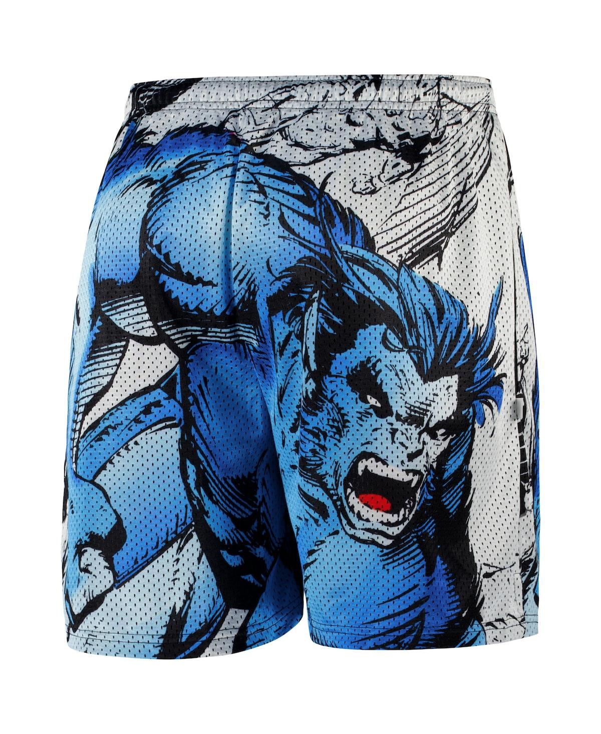 CHALK LINE MEN'S BLUE X-MEN BEAST RETRO SHORTS 