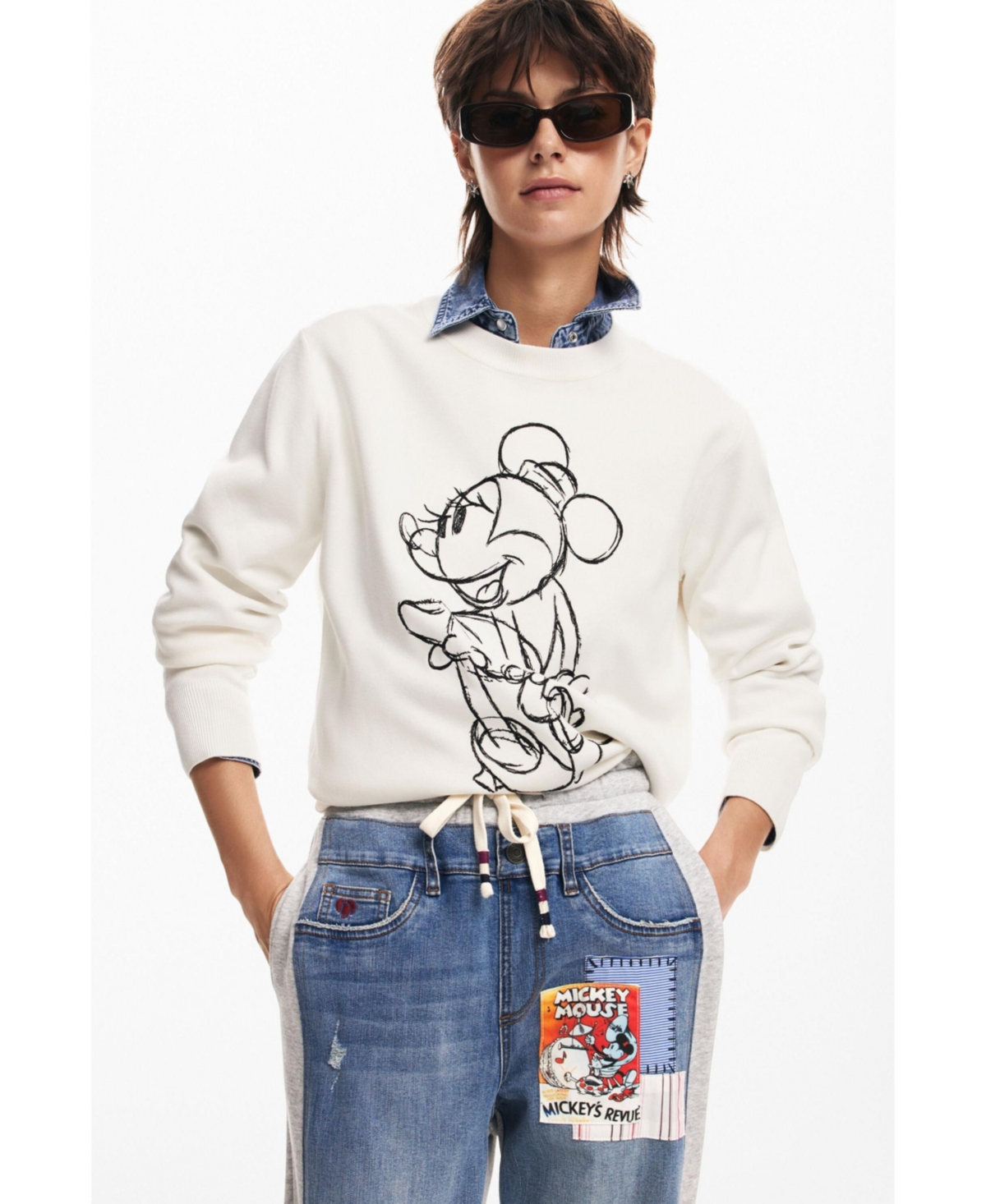 Desigual Women's Minnie Mouse Sweater