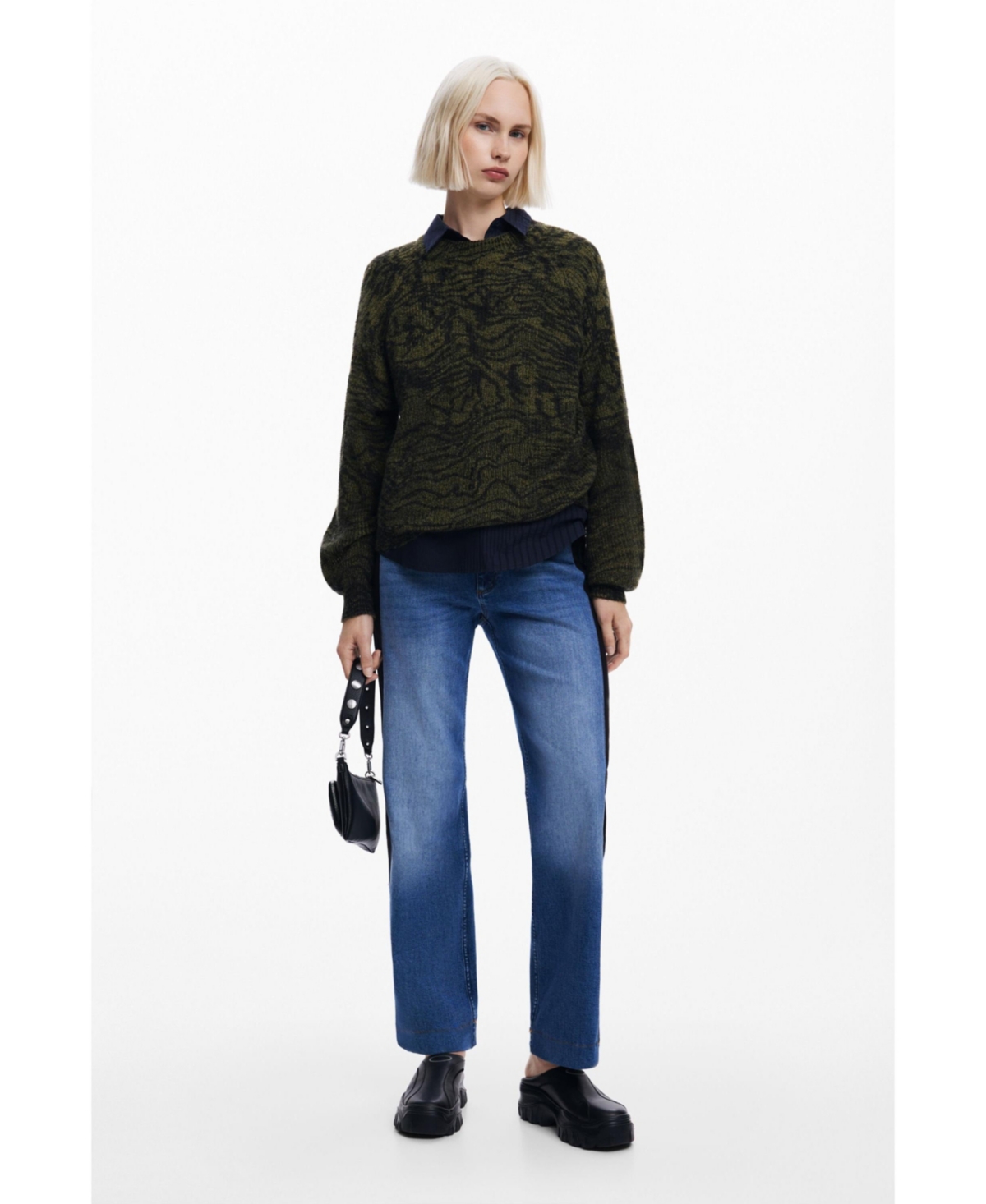 Desigual Women's Arty print sweater