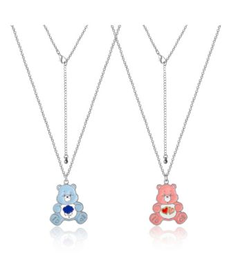 Grumpy Bear & Love A Lot Bear BFF Necklace Set