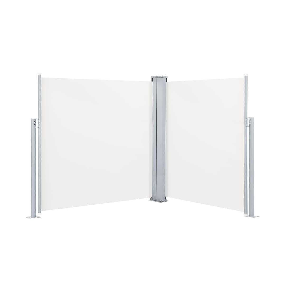 Retractable Side Awning Cream 55.1"x236.2" - Cream