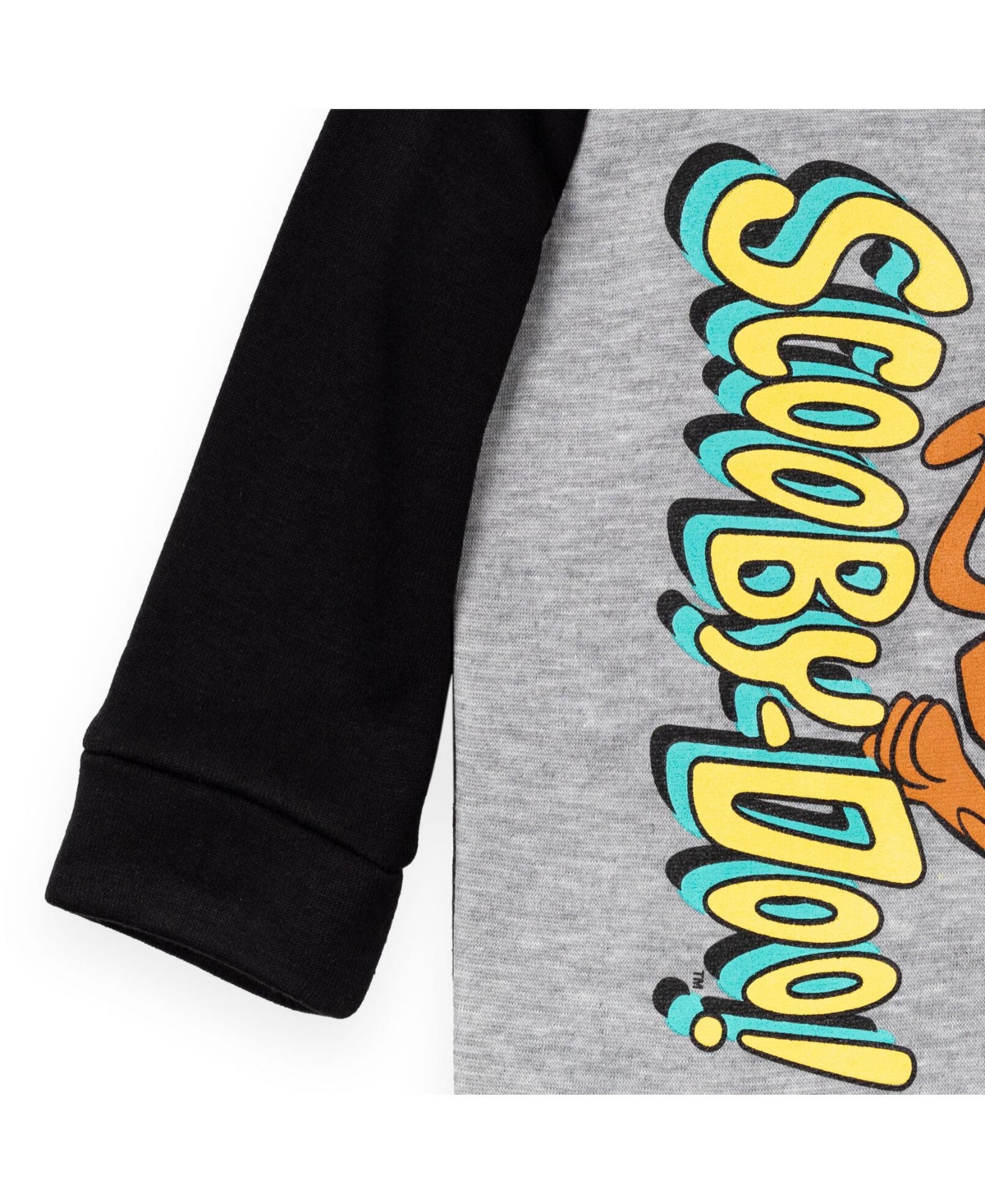 Scooby-Doo Boys Scooby Doo Shaggy Fleece Half Zip Hoodie to -/ black