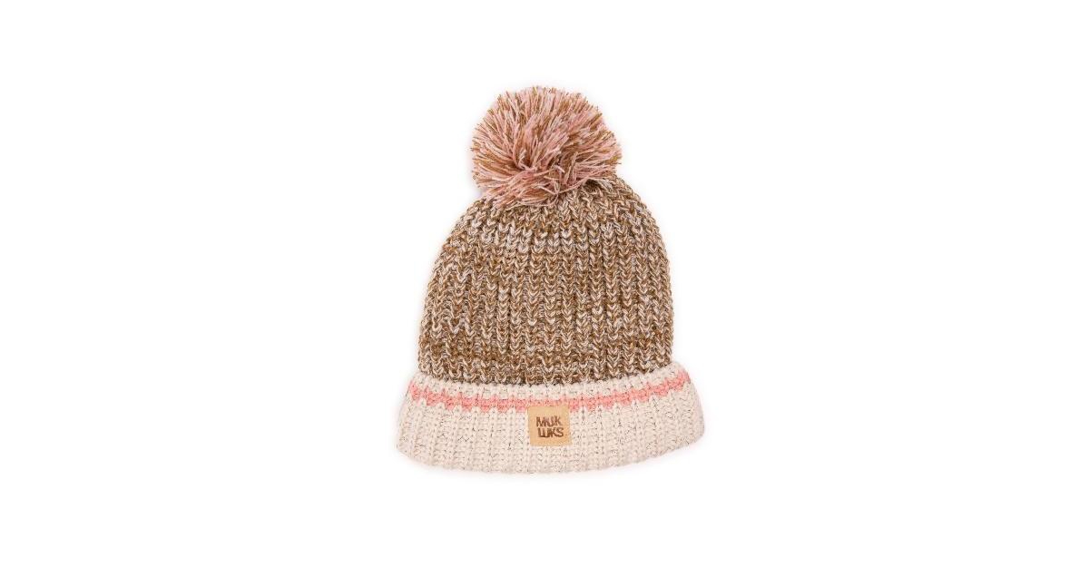 Women's Marled Chunky Stitch Hat - Oatmeal