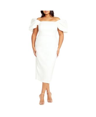 Women's Elyse Off Shoulder Midi Dress
