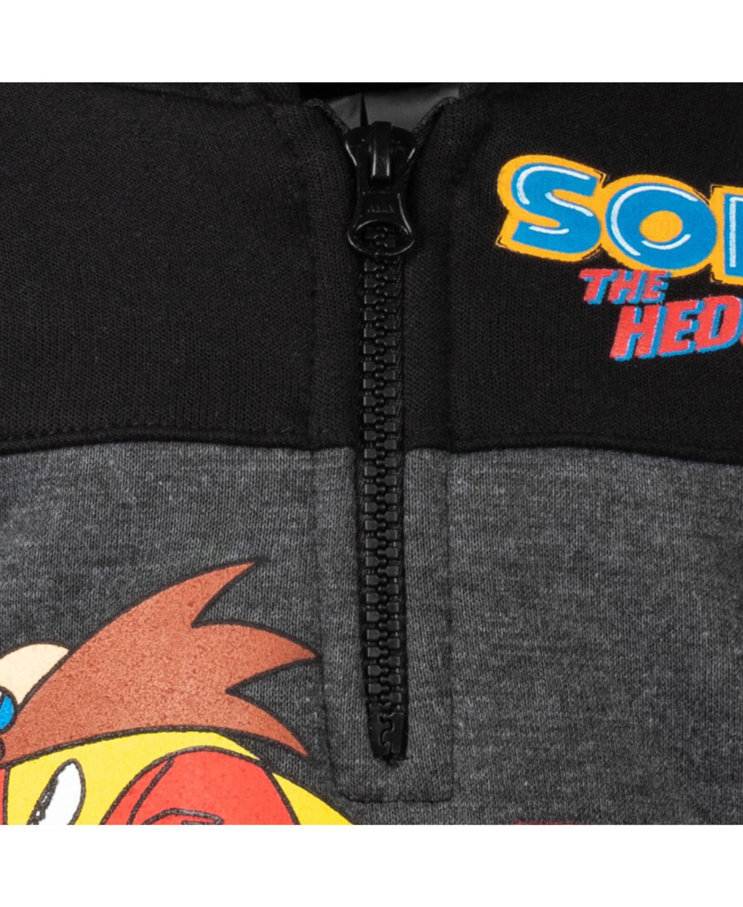 Boys Sonic the Hedgehog Fleece Half Zip Hoodie to