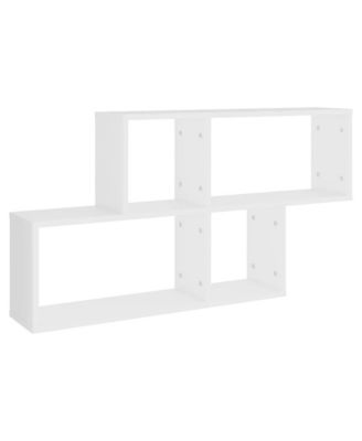 Wall Shelf White 39.4"x7.1"x20.9" Engineered Wood