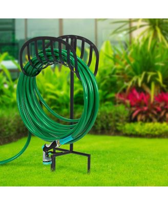 Liberty Garden Manger Style Metal Garden Hose Stand