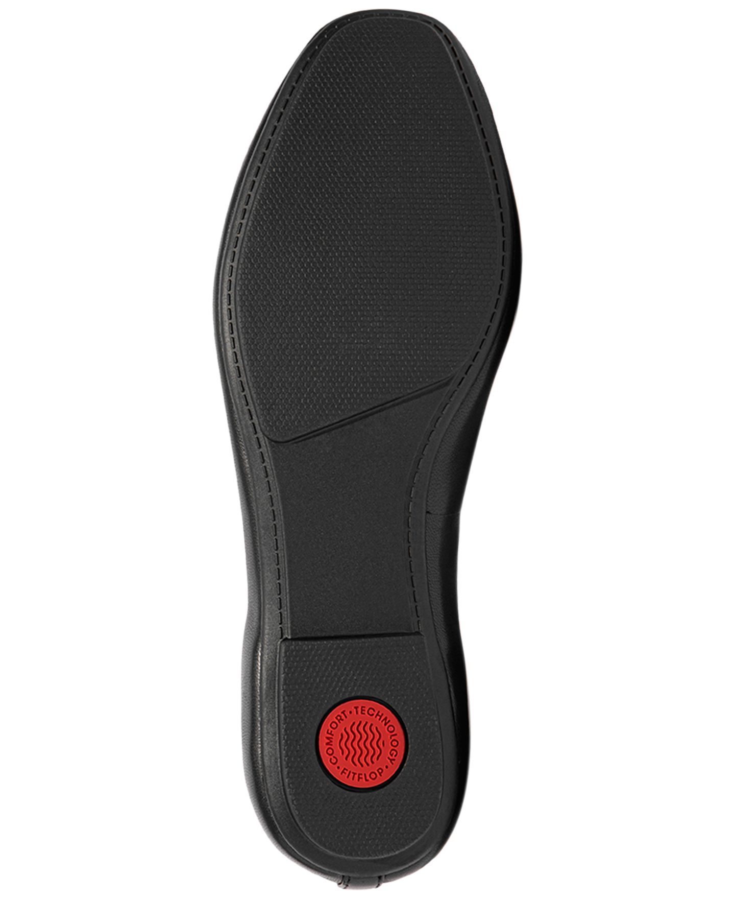Женские балетки FitFlop Delicato с бантом, цвет: Чёрный — фото 5
