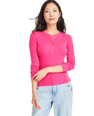 Haut Chaser Rose Poudre Manches Longues Dos Nu – Taille M, Neuf Avec étiquettes