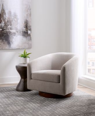 Fabric and Leather Accent Chairs Collection, Created for Macy's