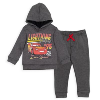 Toddler Boys (2T-5T) Fleece Pullover Hoodie and Pants Outfit Set to